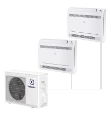 Мульти сплит система Electrolux на 2 комнаты (35+50 кв.м) консольная