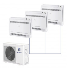 Мульти сплит система Electrolux на 3 комнаты (25+35+35 кв.м) консольная