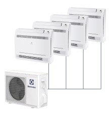 Мульти сплит система Electrolux на 4 комнаты (25+25+25+25 кв.м.) консольная