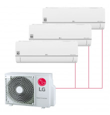 Мульти сплит-система LG на 3 комнаты (20+20+25 кв.м.) Standart