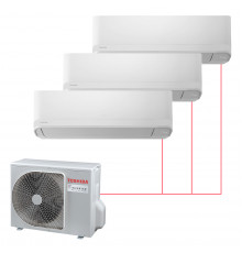 Мульти сплит-система Toshiba на 3 комнаты (15+25+50 кв.м.) SEIYA