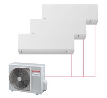 Мульти сплит-система Toshiba на 3 комнаты (35+35+35 кв.м.) SHORAI EDGE WHITE