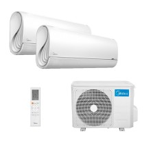 Мульти сплит-система Midea на 2 комнаты (35+35 кв.м.) серия BreezeLess