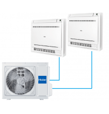 Мульти сплит Haier 2 комнаты (25+25) консольные R32