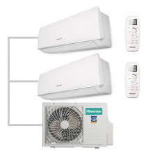 Мульти сплит Hisense 2 комнаты (20+25)