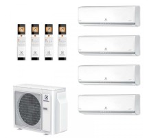 Мульти сплит система Electrolux на 4 комнаты (20+20+25+35 кв.м) Monaco