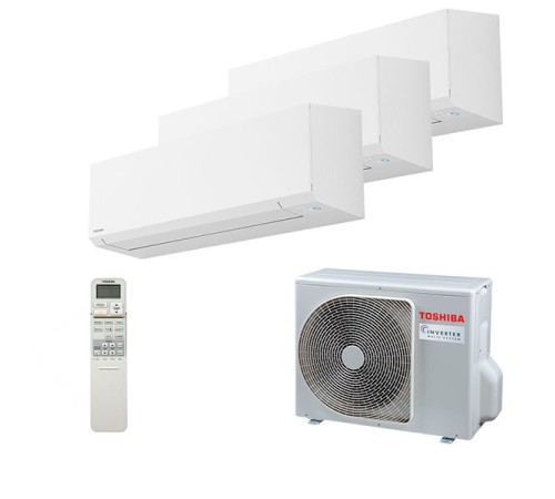 Мульти сплит-система Toshiba на 3 комнаты (25+25+25 кв.м.) SHORAI EDGE WHITE