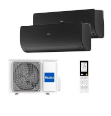 Мульти сплит Haier 2 комнаты (25+35) FLEXIS Black