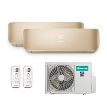 Мульти сплит Hisense 2 комнаты (25+35) Champagne