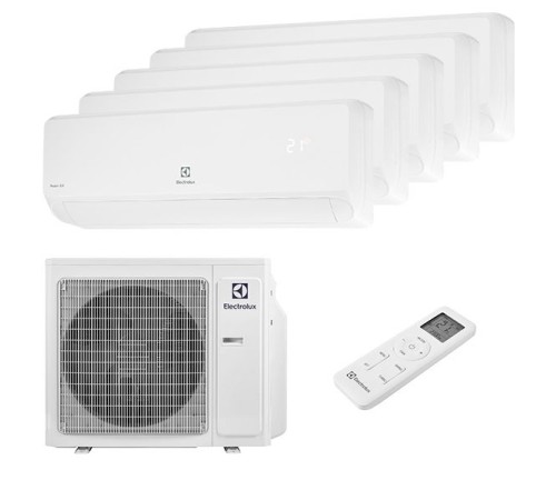 Мульти сплит-система на 5 комнат Electrolux серия Fusion (20+20+20+20+20 кв.м.)