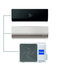 Мульти сплит Haier 2 комнаты (25+25) FLEXIS Black + Gold