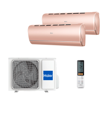 Мульти сплит Haier 2 комнаты (20+20) JADE Gold