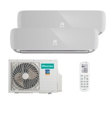 Мульти сплит Hisense 2 комнаты (25+25) Silver R32