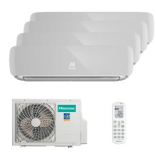 Мульти сплит Hisense 4 комнаты (20+20+20+20) Silver