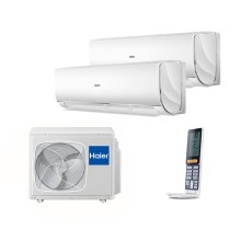 Мульти сплит Haier 2 комнаты (20+20) белый/белый LIGHTERA