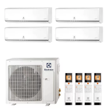 Мульти сплит система Electrolux на 4 комнаты (25+25+25+25 кв.м) HM FMI