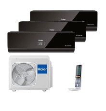 Мульти сплит Haier 3 комнаты (25+25+25) LIGHTERA BLACK