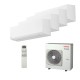 Мульти сплит-система Toshiba на 4 комнаты (20+20+20+20 кв.м.) SHORAI EDGE WHITE