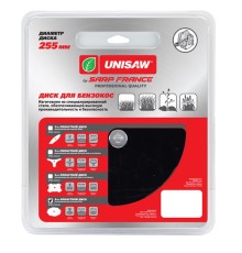 Диск Unisaw Professional Quality 255мм/25,4мм, 2T