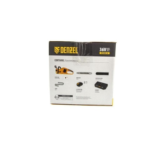 Цепная пила аккумуляторная Denzel RCS400-36